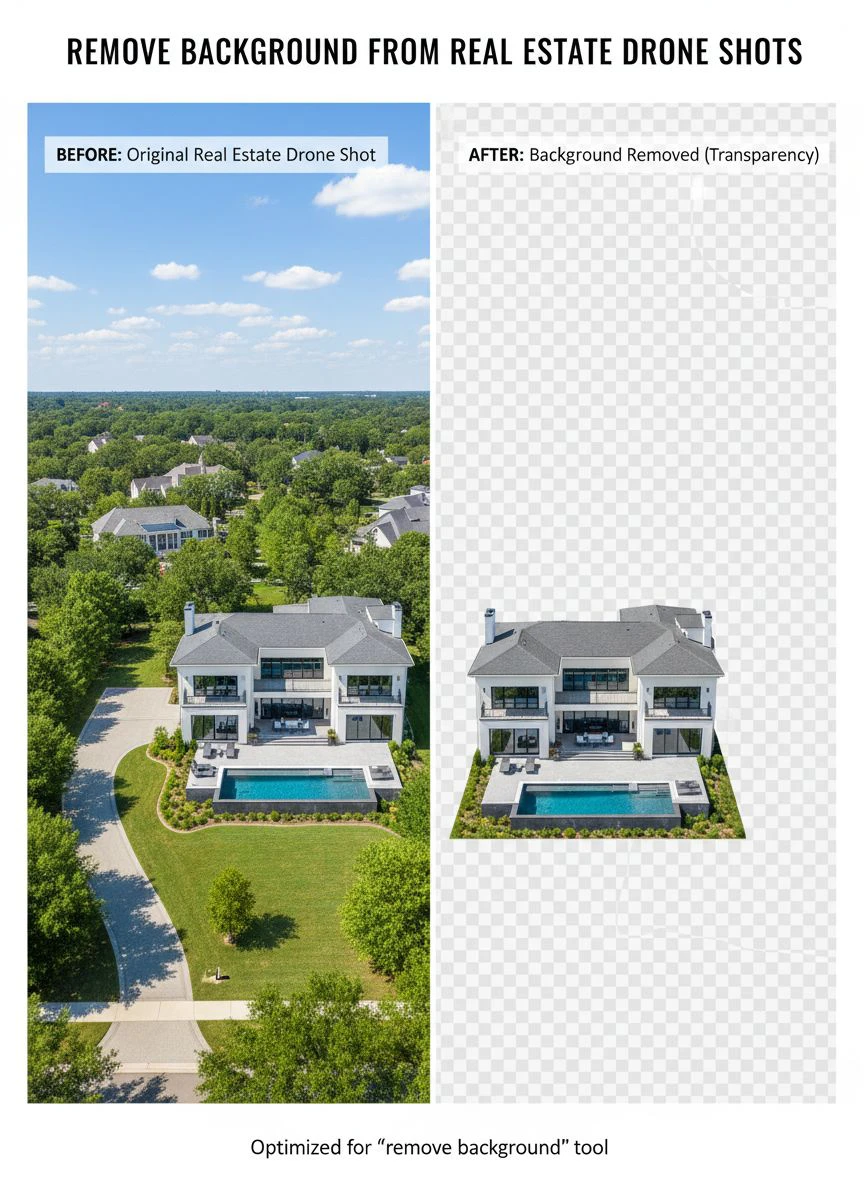 remove background from real estate drone shots - Professional Guide